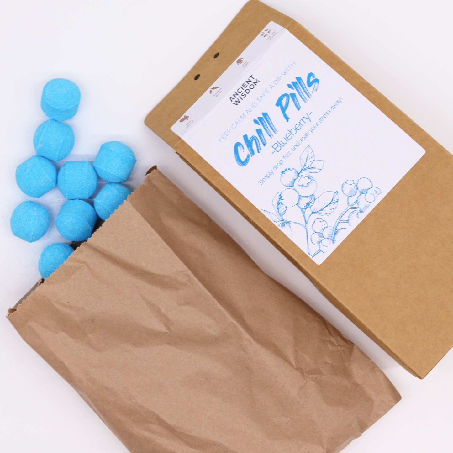 Chill Pills 350g Geschenkpackung - Blaubeere