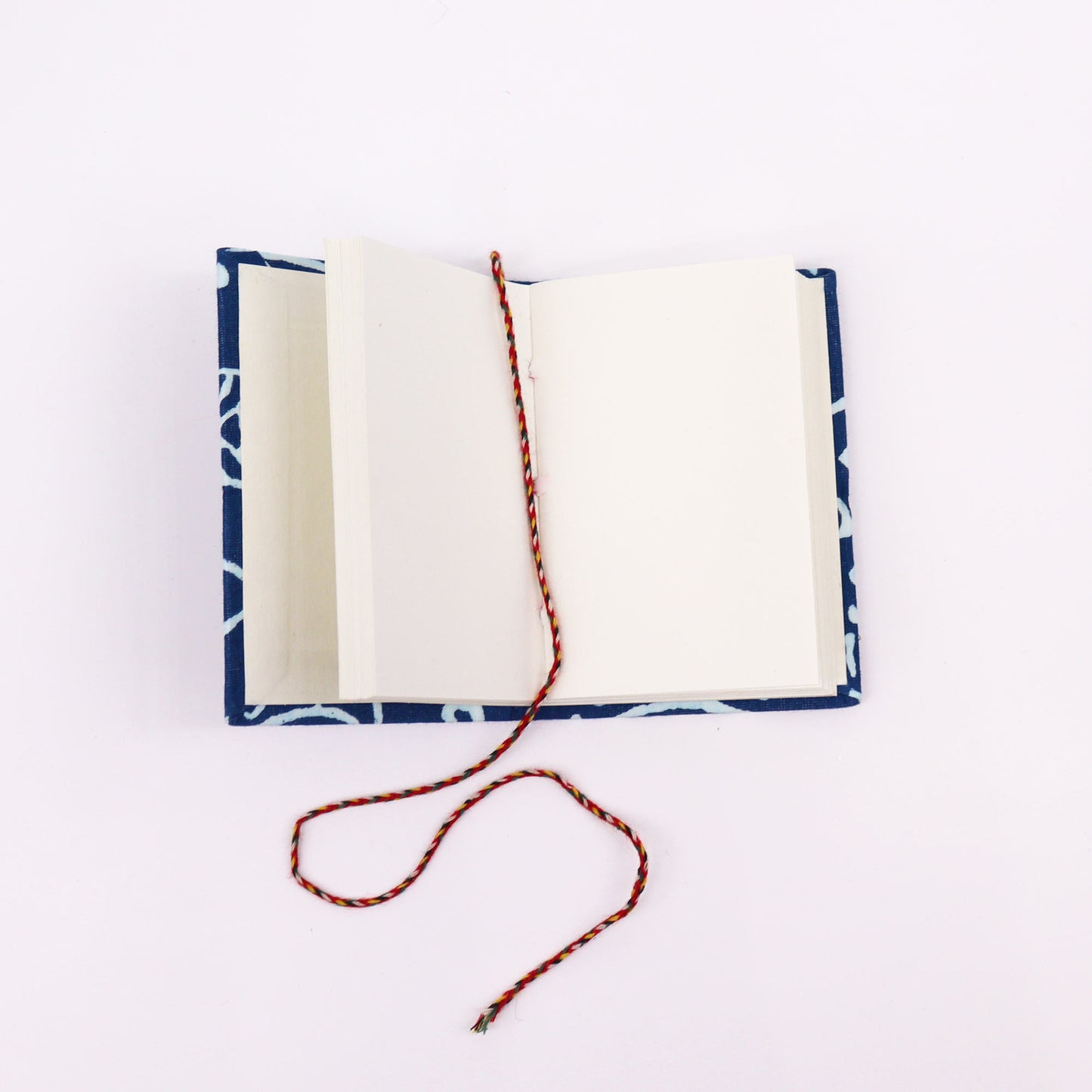8 x Notizbücher mit Blockdruck und Baumwollbindung, 7 x 10 cm (Displaypackung)