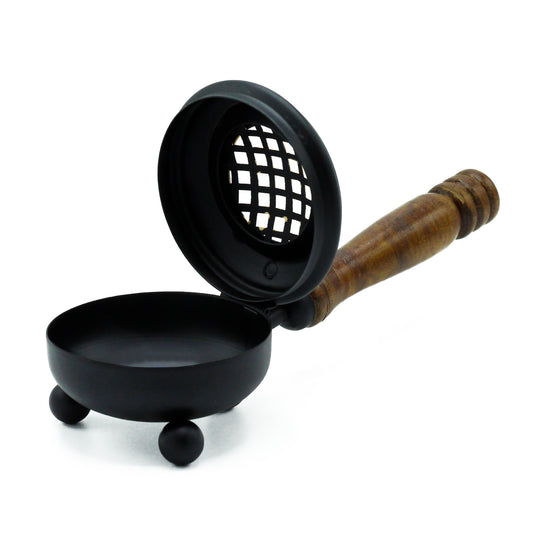 Räuchergefäß, mittelgroß, mit goldenen Details