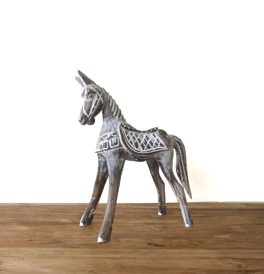 Cheval antique moyen 25 cm