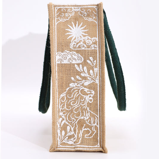 Grand sac en jute Hop Hare - Je suis fort