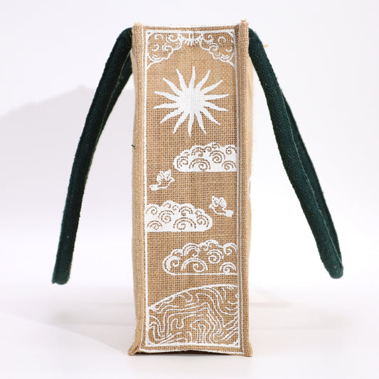 Grand sac en jute Hop Hare - Je suis brillant