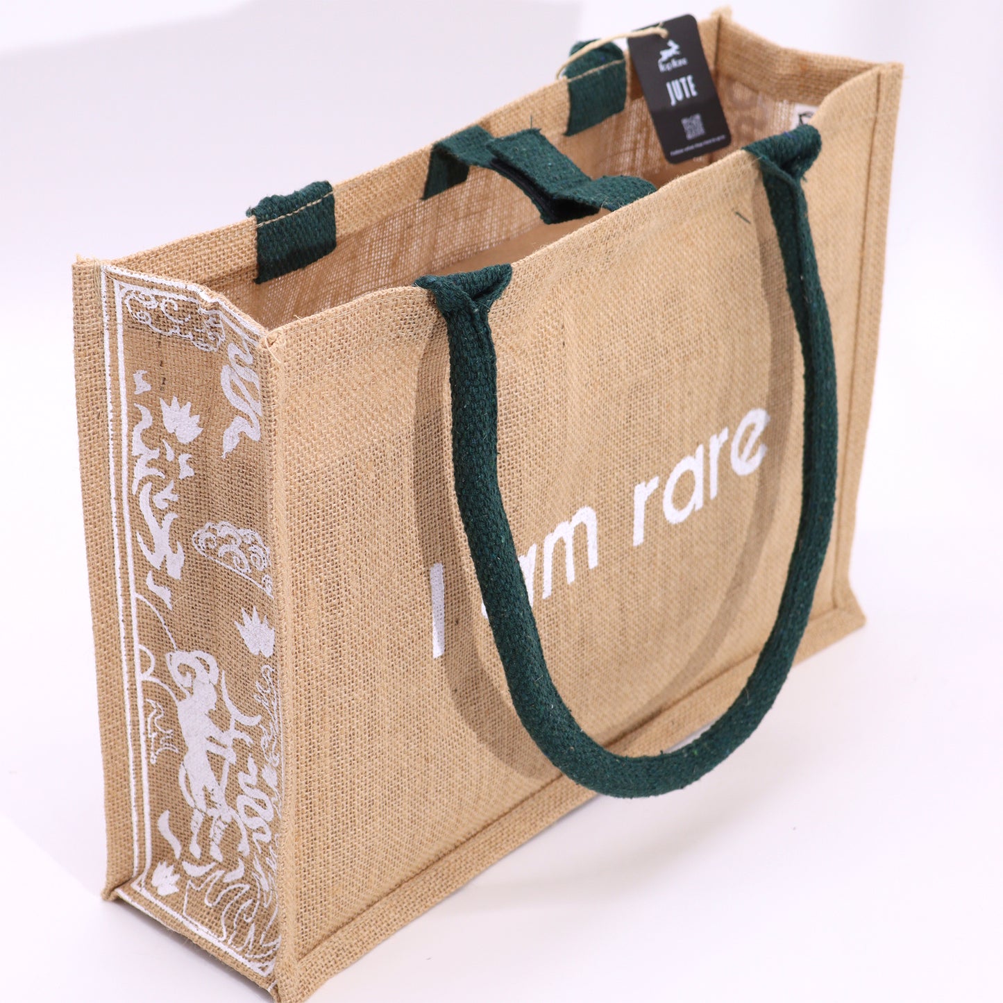 Grand sac en jute Hop Hare - Je suis bizarre