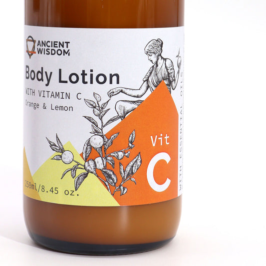 Körperlotion mit Vitamin C - Orange und Zitrone