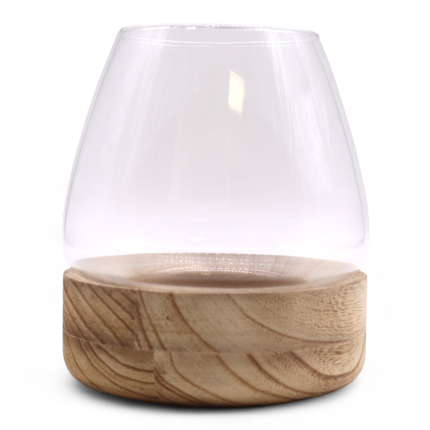 Großes Terarium aus natürlichem Tungholz – 17 x 19 cm