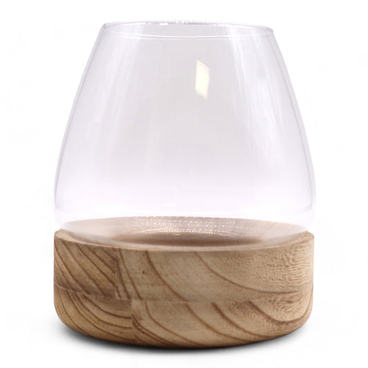 Großes Terarium aus natürlichem Tungholz – 17 x 19 cm