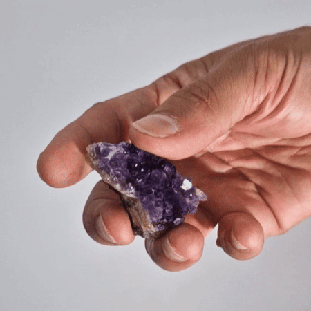Kleiner, hochwertiger natürlicher Amethyst-Clusterstein (ca. 3–8 cm)