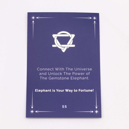 Glückselefant Edelstein - Amethyst 50x35x25mm