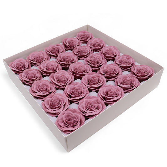 Handgemachte Seifenblume - Vintage Rose - Mauve