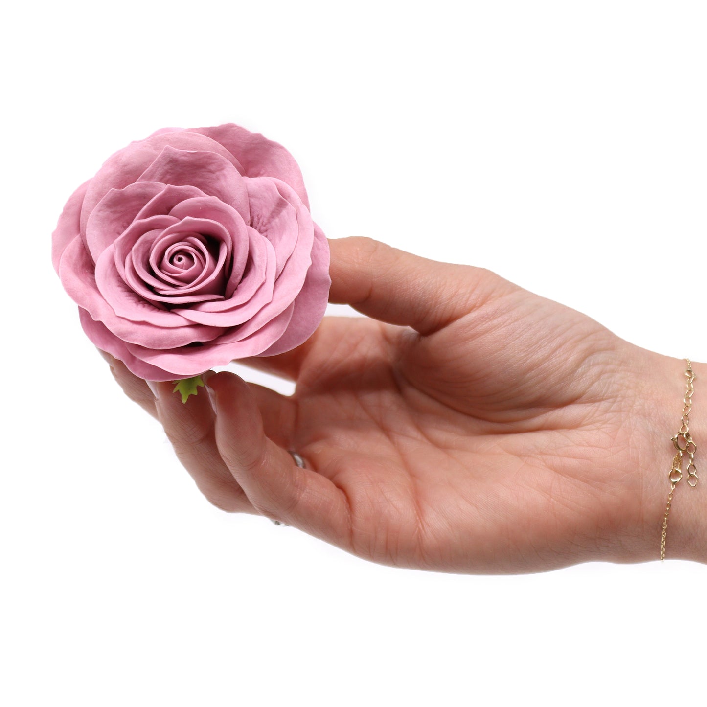 Handgemachte Seifenblume - Vintage Rose - Mauve