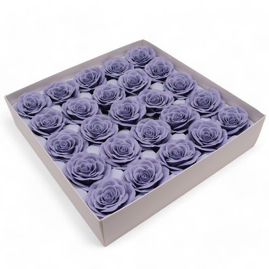 Handgemachte Seifenblume - Vintage Rose - Blau