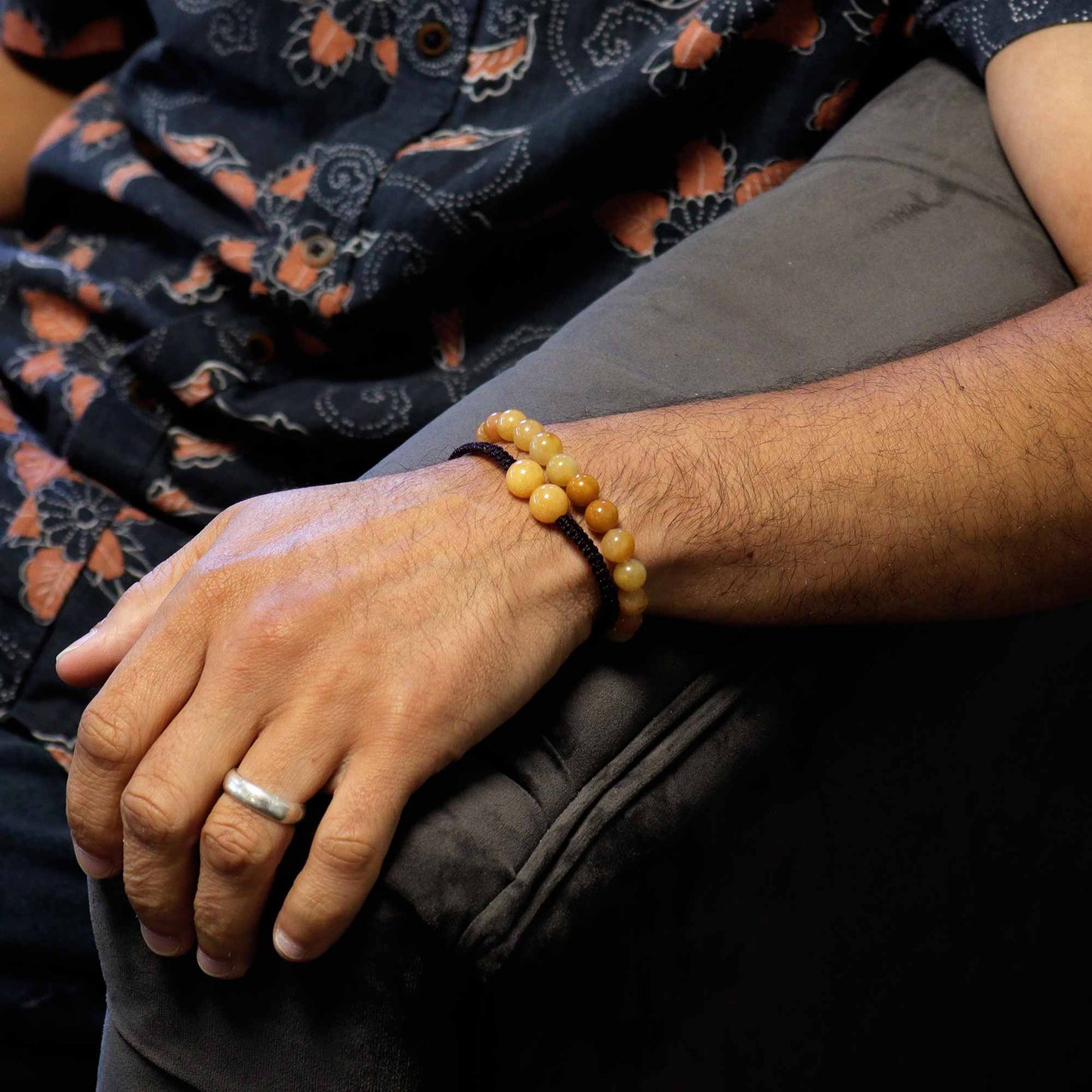 Bracelets en pierres précieuses à double pouvoir - Aventurine jaune