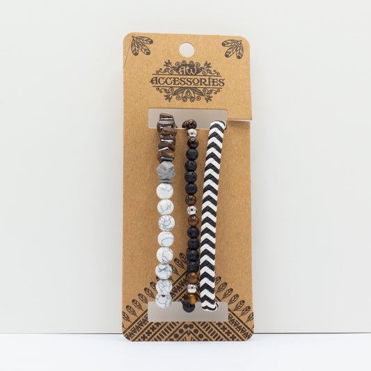 Herrenarmband-Set - City Blacks