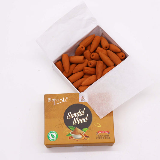Cônes d'encens Biofresh Backflow (40 cônes) - Bois de santal
