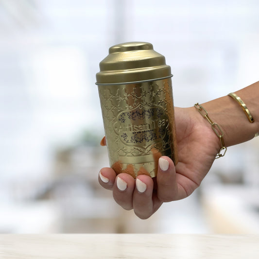 Boîte de 6,6 x 11,5 cm avec couvercle rond bombé