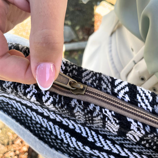 Sacoche souple pour ordinateur portable Banjar – Rayures grises