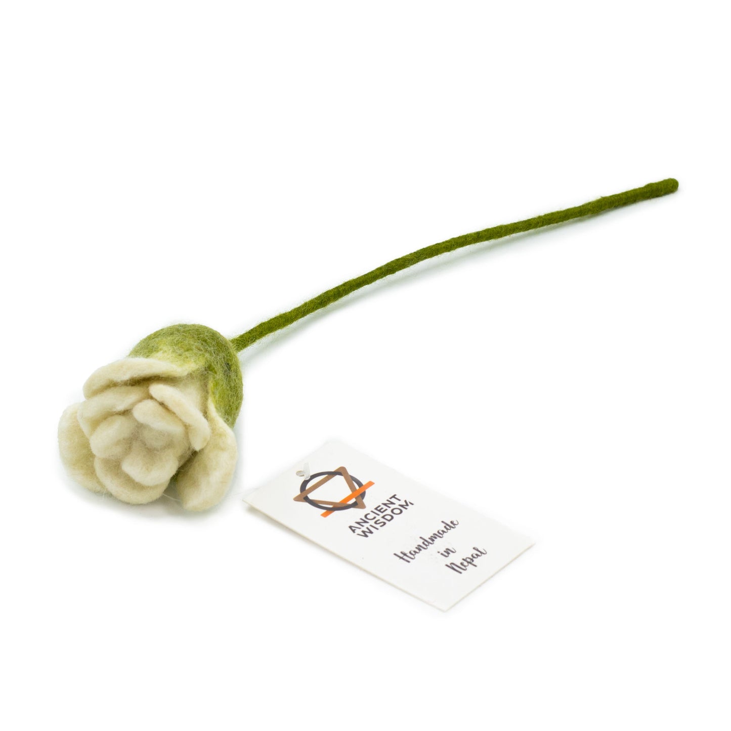 6 x Fleurs en feutre - Roses (couleurs assorties)