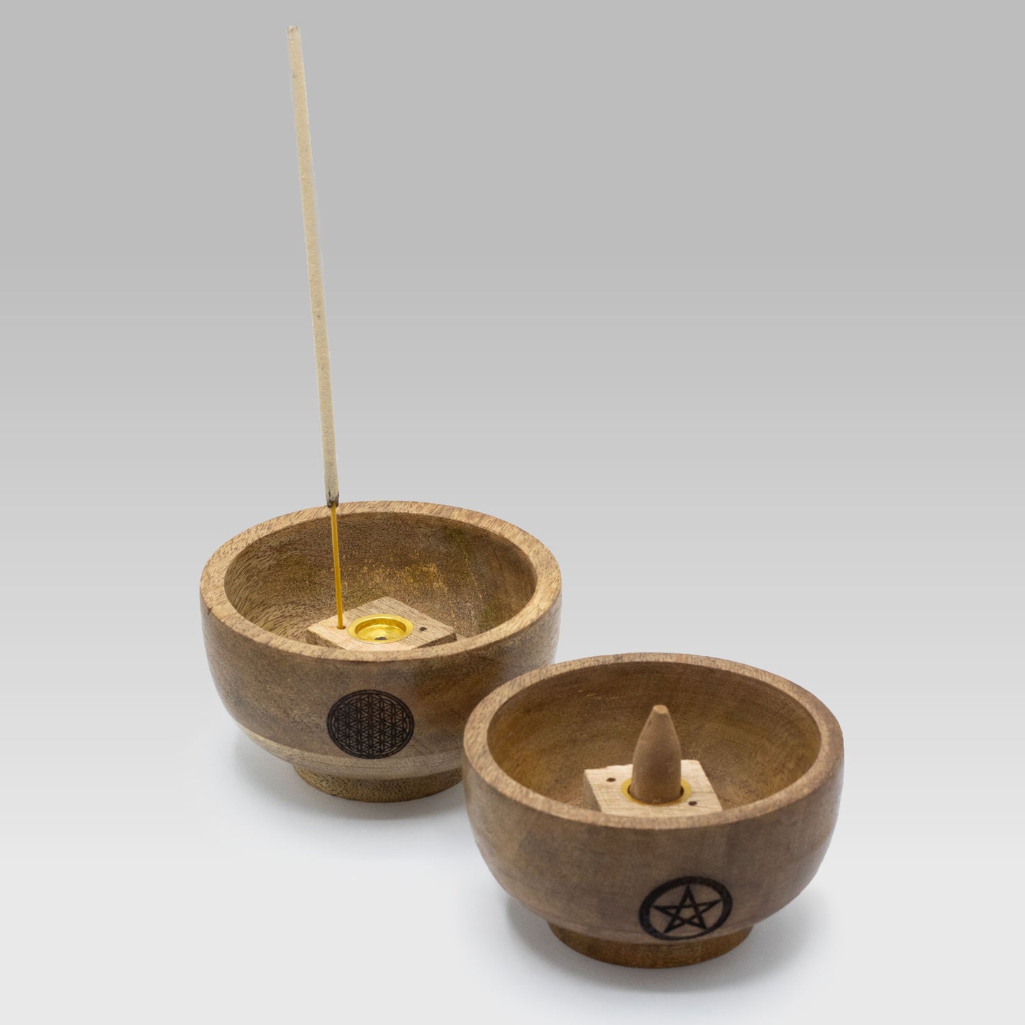 Kleine Schale für rituelles Räucherstäbchen 11x6cm - (verschiedene Esoterik)