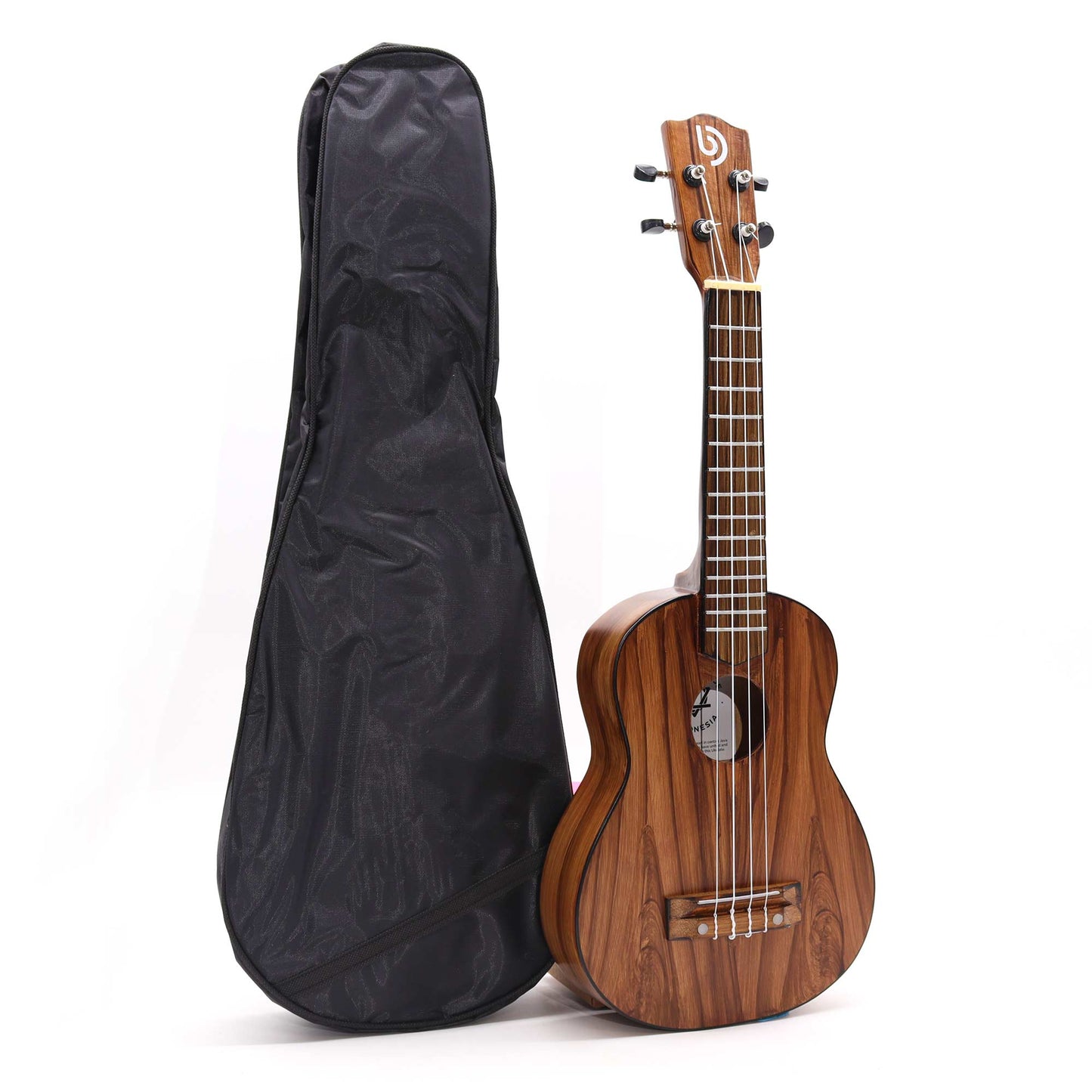 Handgefertigte Ukulele – Klassisches Natur-Finish (4 Saiten)