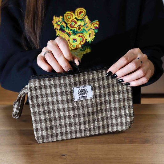 Weiche, natürliche Geschenktüten und Schleifen - (Zufällig) - 20x13cm