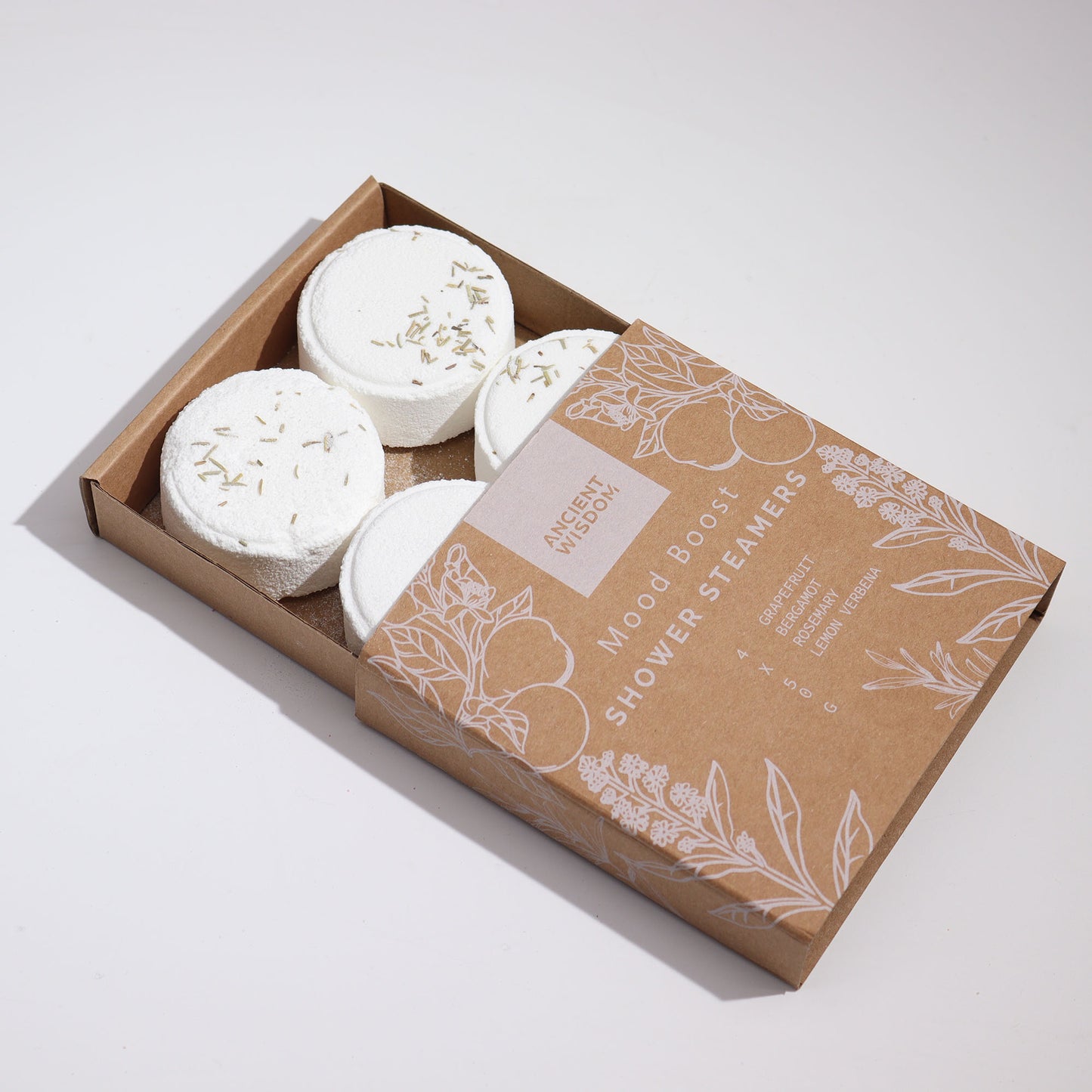 Zen-Duschtabletten – Therapeutisches Wellness-Quartett – Stimmungsaufheller