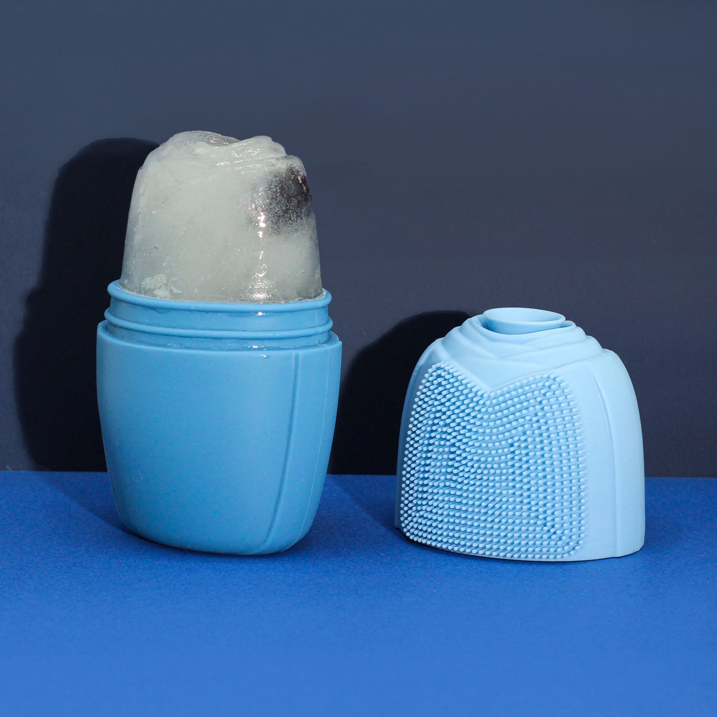Silikon-Eisroller für das Gesicht - Blau