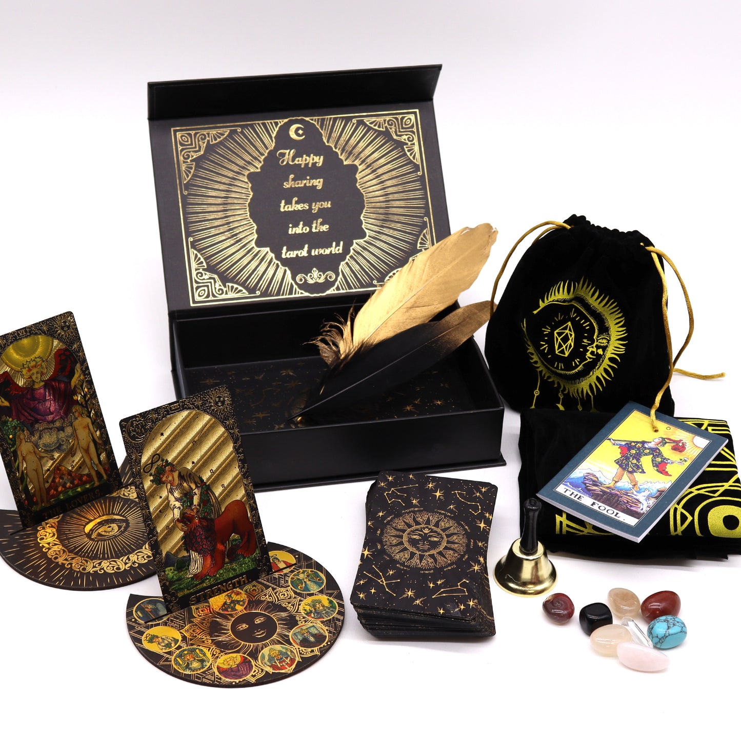 Tarot de la Feuille d'Or - Que la magie commence - Coffret cadeau