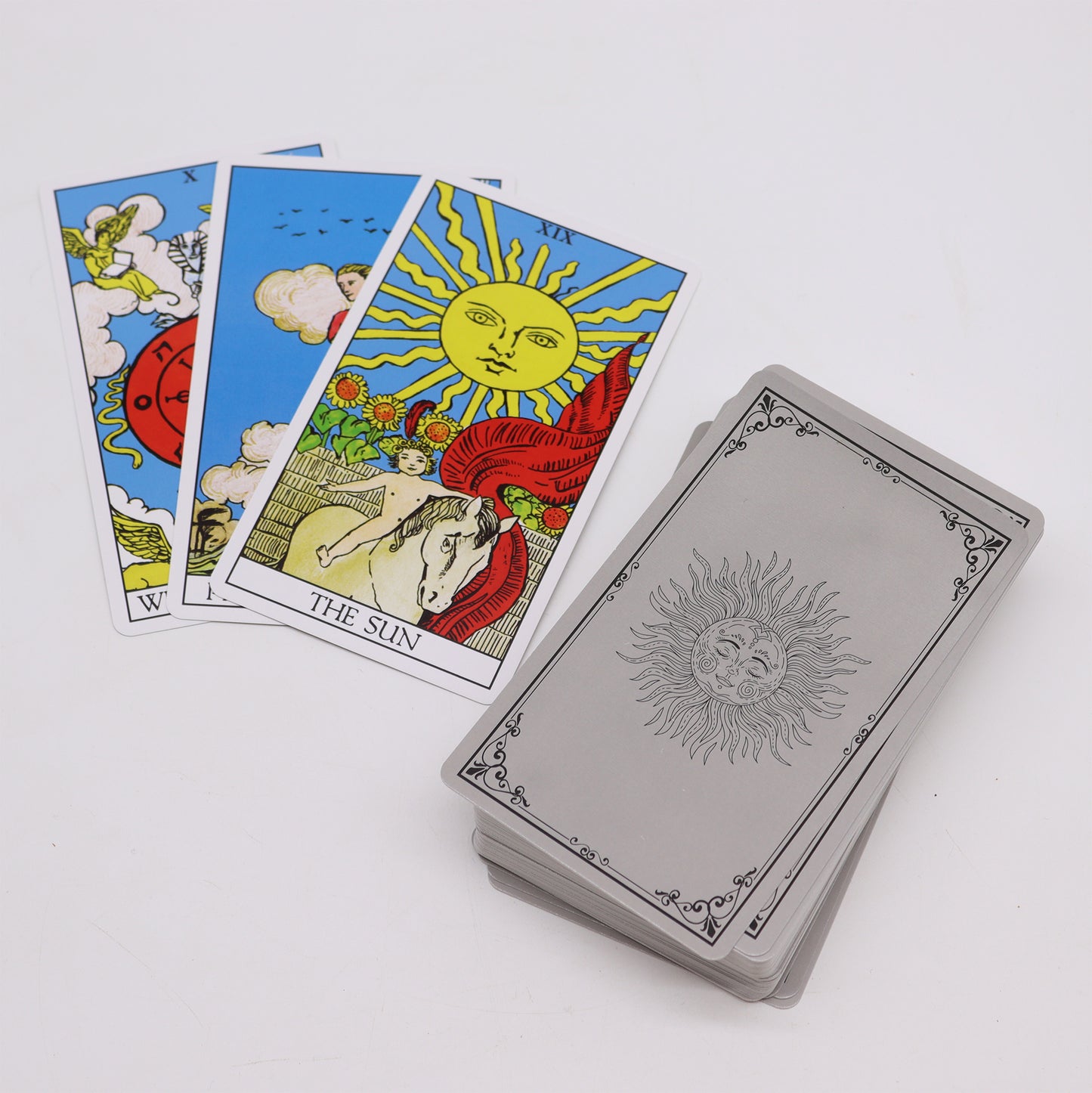 Cartes de tarot avec guide - Arcanes traditionnels