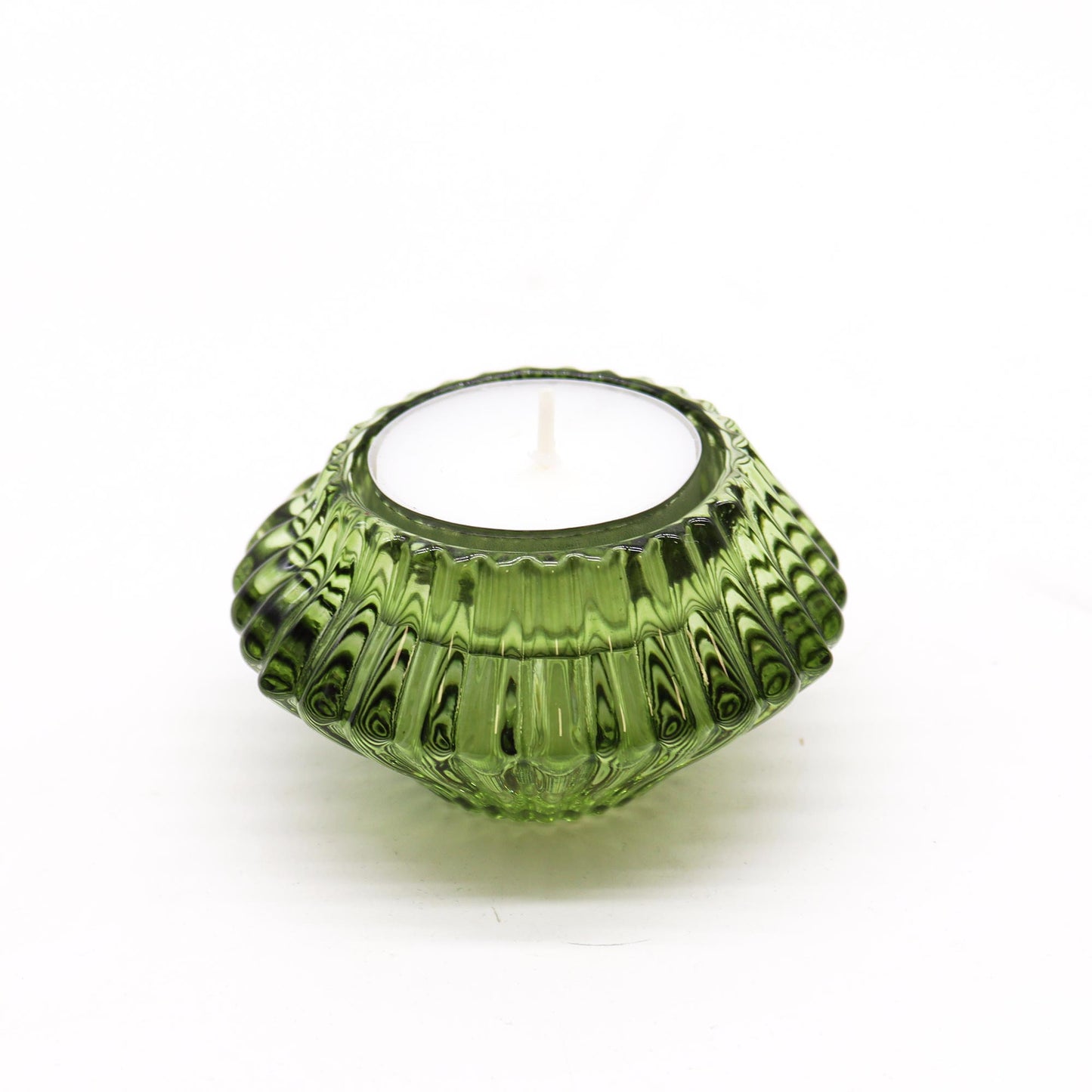 Wendbarer Kerzenhalter mit Blumendesign für Abendessen und Teelichter - Jade Garden