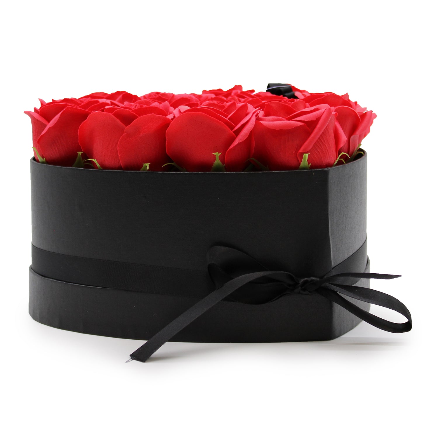 Geschenkbox - Seifenblume 13 Rote Rosen - Herz