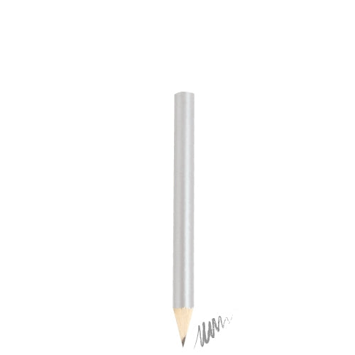 Crayon en bois métallisé argenté (paquet de 100)