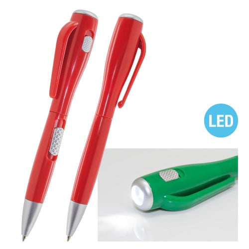 Stylo lampe de poche rouge