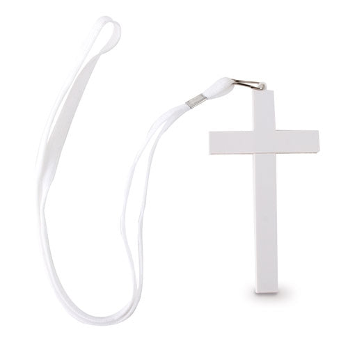 Stylo avec cordon Croix Blanc