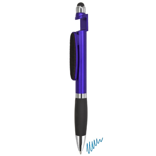 Blauer Multitasking-Stift