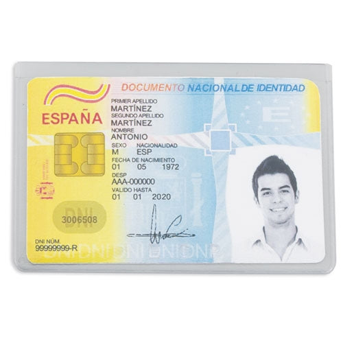 Einfache silberne Kartenhalter (100er-Pack)