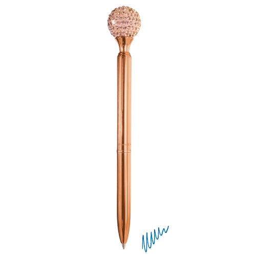 Bolígrafo Marilin Rosé Strass Oro Rosado Pierre Delone