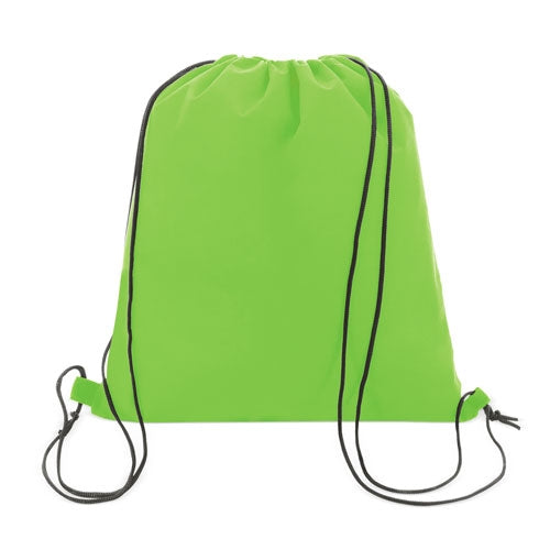Grüne Rucksacktasche aus Vliesstoff (10er-Pack)