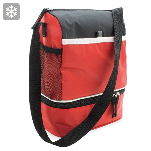 Doppelfach-Kühlbox rot