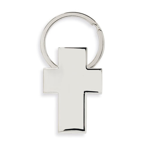 LLAVERO METALICO FORMA CRUZ "CHRISTIAN"