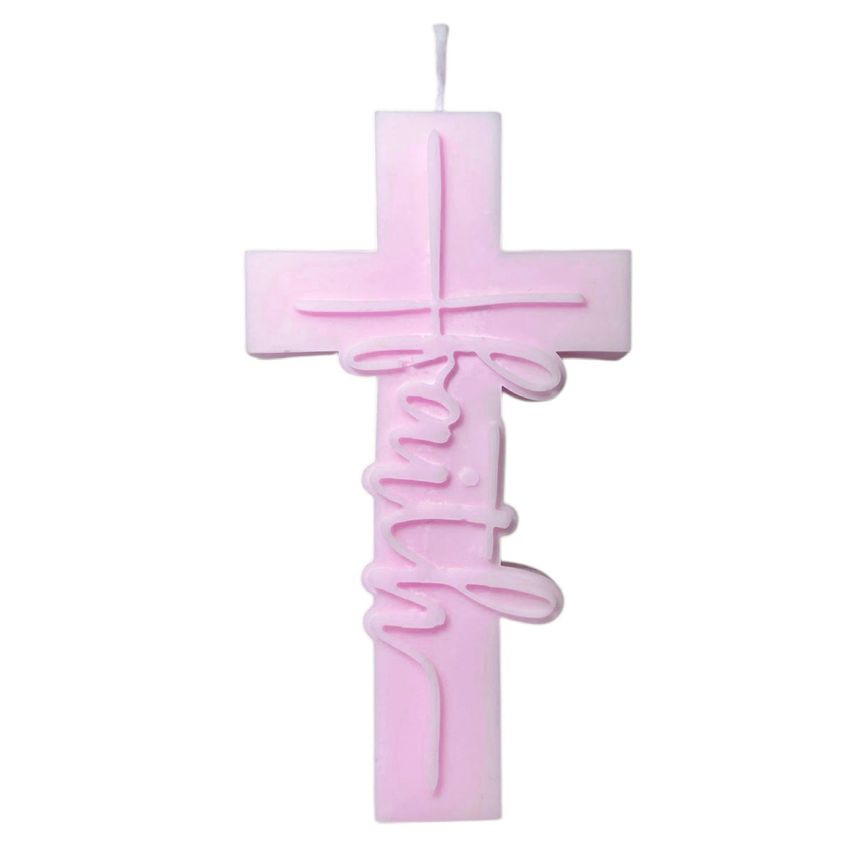 Große Kreuz-Dekorationskerze