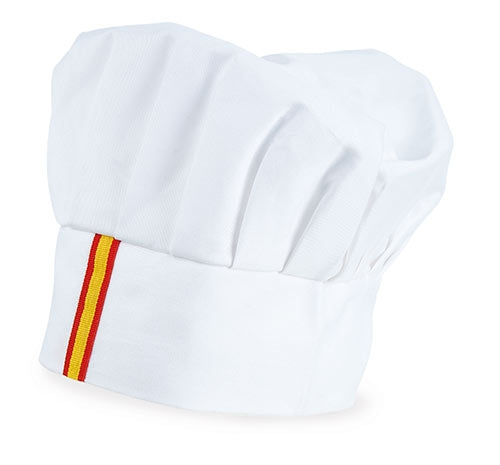 GORRO COCINERO BANDERA BLANCO "RONCER"