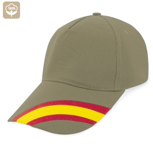 GORRA NACIONAL 5 PANELES ALGODN PEINADO "DEVA"