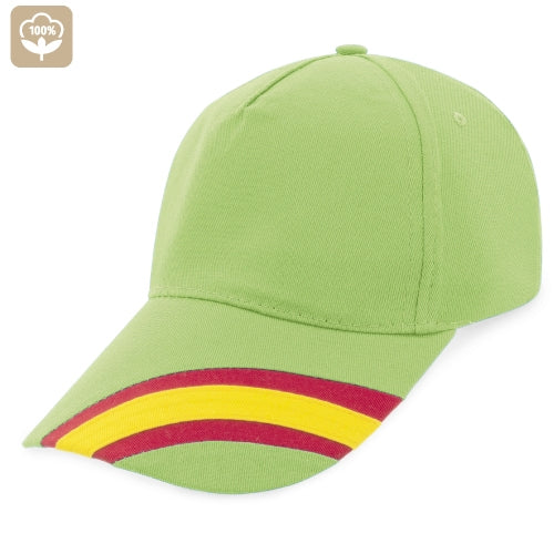 GORRA NACIONAL 5 PANELES ALGODN PEINADO "DEVA"