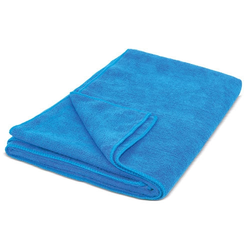 Toalla Microfibra Rizo Ultrasecado Azul