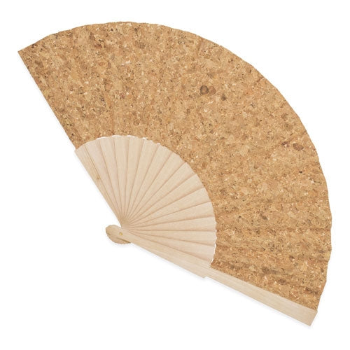 Abanico Corcho Natur Madera
