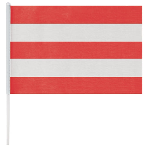 Banderín Animación Blanco Rojo (lote de 50)