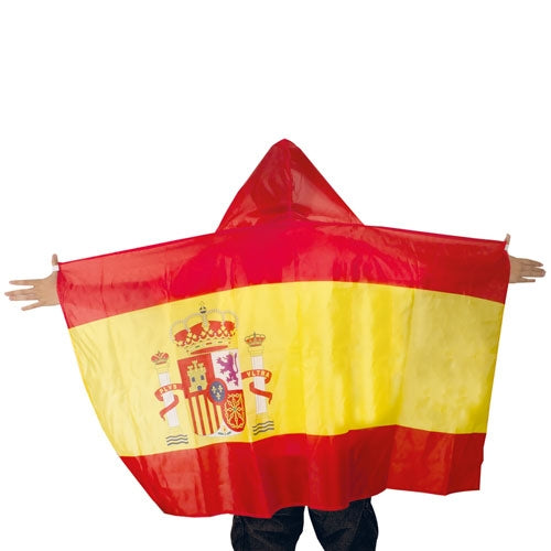 PONCHO BANDERA ESPAÑOLA "FESTEJO"