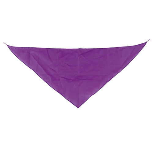 Écharpe triangulaire violette (lot de 10)