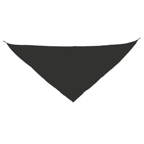 Écharpe triangulaire noire (lot de 10)