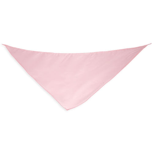 Écharpe triangulaire rose (lot de 10)
